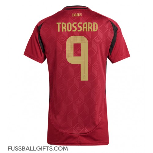 Belgien Leandro Trossard #9 Fußballbekleidung Heimtrikot Damen EM 2024 Kurzarm